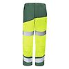 PANTALON POCHES GENOUX FLUO SAFE XP JAUNE FLUO/VERT AMAZONIE image 2