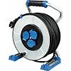 ENROULEUR DE CABLE PRO XPERTS MI A TAMBOUR METALLIQUE ISOLE 320MM IP44 - NOIR image 0