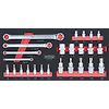 Module de douilles ULTIMATE® et clés TORX® 1/4 - 1/2, 25 pièces image 0