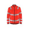 Veste de travail micropolaire haute visibilité 4941 - Rouge fluo image 0