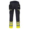 Pantalon Poches flottantes DX4 Haute-Visibilité Classe 1 Jaune/Noir image 7