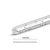 Boitier étanche NIL II pour 2 tubes LED (10W max) T8 IP65 image 0