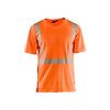 T-shirt de travail anti-UV haute visibilité 3386 - Orange fluo image 0