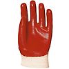 Lot de 10 paires de gants Manutention PVC rouge dos aéré standard image 1