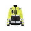 Veste de travail softshell haute visibilité femme 4902 - Jaune fluo/Noir image 0