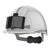 Casque de sécurité crémaillère ventilé porte badge EVOLite - CR2 Gris image 1