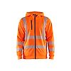 Sweat de travail à capuche zippé haute visibilité 3565 - Orange image 0