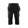 Pantacourt stretch 4D artisan 1797 - Noir image 0