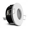 Support spot encastré étanche IP65 rond blanc Ø82mm image 1