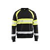 Sweat de travail haute visibilité 3359 - Noir/Jaune fluo image 0