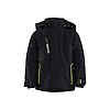 Veste de travail hiver stretch 4D enfant - Noir/Jaune fluo image 0