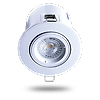 Spot encastré orientable BBC GU10 Ø100mm SPT204 - 5W - 380lm image 0