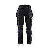 Pantalon de travail multinormes inhérent femme 7108 - Noir/Jaune image 0