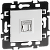 Prise RJ45 Cat6 A STP + enjoliveur - Grade 3 TV - ESPRIT image 1