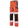 PANTALON FLUO ADVANCED (EJ 76cm) ROUGE FLUO/GRIS CHARCOAL image 8