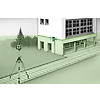 Trépied à manivelle crémaillère P 300 cm BlackLine image 1