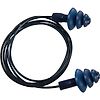 Lot de 50 paires de bouchons d'oreilles TPR détectable avec cordon Bleu image 0