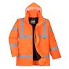 Parka d'hiver à capuche Hi-Vis Traffic Orange image 8