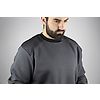 Sweat de travail col rond BUCAREST -  GRIS CHARCOAL/NOIR image 2
