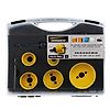 Malette 9 pcs scie cloche jaune - 651C image 0