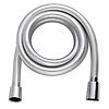 Flexible 1m75 PVC embouts chromés - gris métal image 0