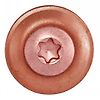 Vis à bois tête fraisée bombée six lobes - Avec rondelle EPDM Ø15 - Inox A2-CU image 23