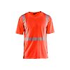 T-shirt de travail anti-UV haute visibilité 3386 - Rouge fluo image 0