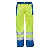PANTALON FLUO BASE XP JAUNE FLUO/BLEU BUGATTI image 1