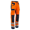 Pantalon de travail AUTHENTIC HV PG POLARISATION - MARINE/ORANGE FLUO image 0
