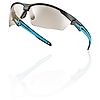 Lunette de protection éco-conçue demi-monture PC/TPR TRYON - Noir/Bleu image 4