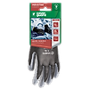 Lot de 6 paires de gants Manutention polyester noir enduit nitrile gris image 1