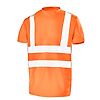 T-SHIRT MANCHES COURTES FLUO BASE 2 ORANGE FLUO image 4