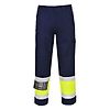 Pantalon Hi-Vis MODAFLAME Jaune/Marine Tall image 3