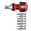 TOURNEVIS COMPACT A CLIQUET 8 EN 1 RATCHETING MULTI-BIT SCREWDRIVER image 1