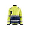Veste de travail haute visibilité femme 4903 - Jaune fluo/Marine image 0