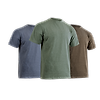 Lot de 3 t-shirt de travail MC LINCOLN - KAKI CHINÉ/VERT US CHINÉ/MARRON CHINÉ image 0