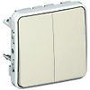 Double va-et-vient Plexo composable  - Blanc image 0