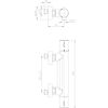 Mitigeur thermostatique douche mural LE MANS image 1