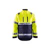 Veste de travail hiver haute visibilité 4827 - Jaune fluo/Marine image 0