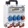 COFFRET DE CHANTIER FIXO F2D 400V/32A/MAX 22 KW 3 PRISES NF 2P+T image 0
