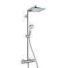 Colonne de douche thermostatique Showerpipe Crometta E 240 - chrome - 1 jet image 0