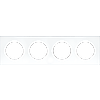Plaques de finition polycarbonate - Blanc brillant - SQUARE image 1