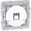 Prise RJ45 UTP CAT6 grade1 TEL+INF - Blanc - SQUARE RENO image 0