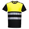 T-shirt PW3 haute visibilité classe 1 Noir/Jaune image 0