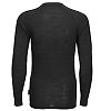 T-shirt à manches longues en laine mérinos Noir image 1