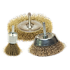 Lot de 3 brosses fil laiton ondulé Classic image 2
