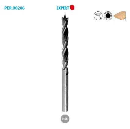 Foret hélicoïdal HSS bois perçage Expert image