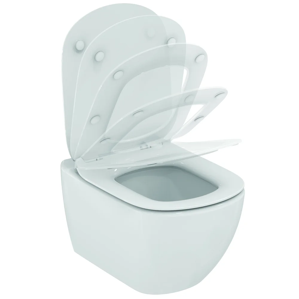 Cuvette WC suspendu Tesi Aquablade - abattant frein de chute image