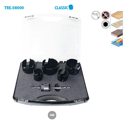 Coffret de 5 trépans carbure multi matériaux Classic image