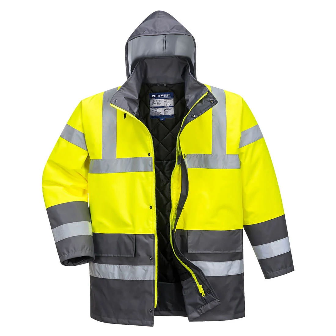 Parka HV Bicolore Jaune/Gris image